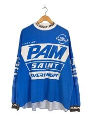 画像：SAINT PAM LS TEE/one/コットン/ブルー/SM-HR1-0000-C28//