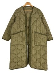 画像：23AW/QUILTED LINER COAT/S/ナイロン/カーキ/232-17401//