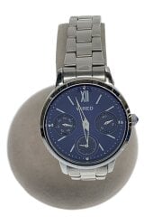 画像：クォーツ腕時計/アナログ/ステンレス/シルバー/ネイビー/vd75-klz0