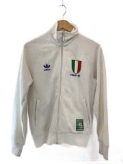 画像：トラックジャケット/M/コットン/ホワイト/705833/00s/イタリア代表/アズーリ/復刻万国タグ