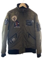 画像：フライトジャケット/XL/ポリエステル/FLYERS CUSTOM JACKET/CWU/カーキ/6152110