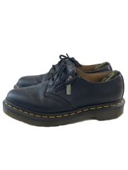 画像：ドレスシューズ/UK4/3ホールシューズ/ジップ/ブラック/レザー/1461