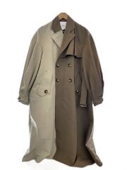 画像：コート/36/コットン/カーキ/無地/522220000101-02