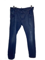 画像：ジョグジーンズ/34/コットン/インディゴ/無地/00T0010686F