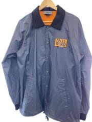 画像：ジャケット/L/ナイロン/グレー/無地/ANTI HERO