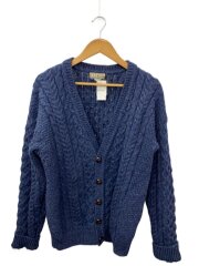 画像：80s/カーディガン(厚手)/M/--/BLU/無地