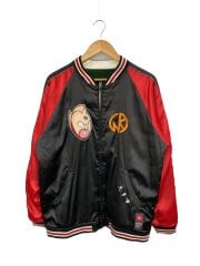 画像：KINNIKUMAN MUSCLE APPAREL/スカジャン/XL/ポリエステル/BLK