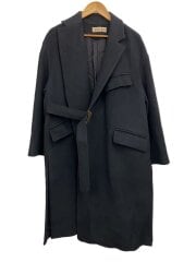 画像：CULLNI/コート/1/ウール/BLK/20-AW-016/タイロッケンコート