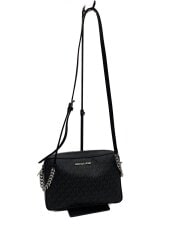 画像：ショルダーバッグ/レザー/BLK/総柄/CE-1910