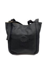 画像：トートバッグ/レザー/BLK