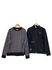 画像：スウェット/5/ナイロン/BLK/総柄/758-2221103//