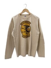 画像：長袖Tシャツ/XL/コットン/BEG