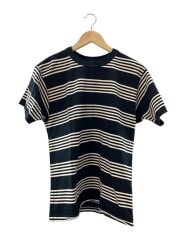 画像：Tシャツ/XL/コットン/BLK/ボーダー