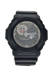 画像：クォーツ腕時計/デジアナ/ラバー/GRY/GA-300