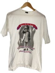 画像：Tシャツ/L/コットン/WHT/プリント/シングルステッチ/john