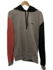 画像：STUSSY SPORT/袖切替/パーカー/M/コットン/GRY/118321/使用感有