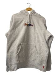 画像：22SS/Bling Box Logo Hooded Sweatshirt/パーカー/M/コットン/GRY/プリント