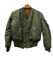 画像：60s/MA-1/実物/SATELLITE OUTERWEAR社/67年製/S/ウールパイル/D型