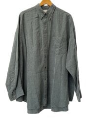 画像：長袖シャツ/FREE/コットン/GRY/無地/GM231-50067
