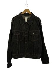 画像：Gジャン/XL/コットン/BLK/ZM80W091