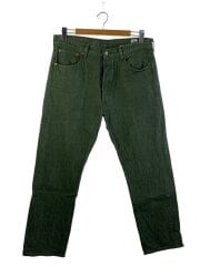 画像：ストレートパンツ/36/コットン/GRN/00501-2226