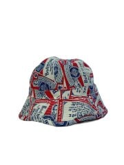 画像：USA製/バケットハット/L/RED/総柄/メンズ