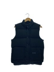 画像：ダウンベスト/S/ナイロン/BLK/無地