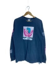 画像：ZATUON×offshore×ドラゴンボール/ブルマ/長袖Tシャツ/L/コットン/BLK/プリント