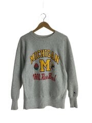 画像：90s/USA製/リバースウィーブ/スウェット/L/コットン/GRY/プリント