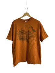 画像：クルーネック/ロゴ/Tシャツ/XL/コットン/ORN/両面プリント