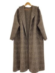 画像：コート/FREE/ウール/GRY/チェック