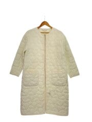 画像：キルtィングコート/38/ポリエステル/WHT/5551WT18