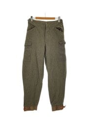 画像：40s/スウェーデン軍/ウールパンツ/カーゴパンツ/ウール/KHK/無地