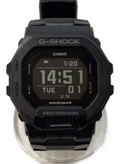 画像：クォーツ腕時計/デジタル/ラバー/BLK/BLK/GBD-200-1ER