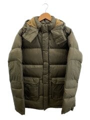 画像：OLD/90s/2way/ダウンジャケット/S/ナイロン/KHK/無地