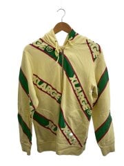 画像：ジップパーカー/ロゴプリント/M/コットン/YLW/総柄/0191204