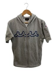 画像：ジップパーカー/M/コットン/GRY