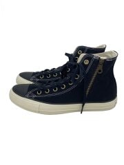 画像：ハイカットスニーカー/サイドジップ/26cm/BLK/キャンバス/1SE514