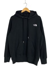 画像：SQUARE LOGO HOODIE_スクエアロゴフーディ/XL/ポリエステル/ブラック/NT12333