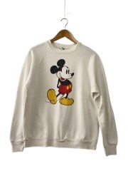 画像：80s～90s/ミッキーマウス/USA製/スウェット/XL/コットン/WHT