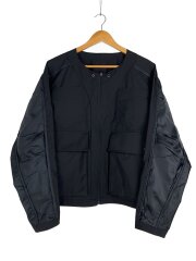 画像：HYO-RI/ウーブンジャケット/XS/ポリエステル/ブラック/無地/622718-01