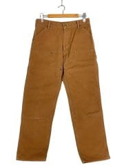 画像：DOUBLE KNEE PANT/ペインターパンツ/32/コットン/ブラウン/無地/ACE-04561//