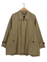 画像：Voile Gabardine Soutien Collar Short Coat/1/ベージュ//