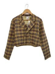 画像：ジャケット/2/レーヨン/BRW/チェック/105201021002