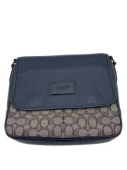 画像：スプリント・マップバッグ25_シグネチャー_ブラックレザー/キャンバス/NVY/総柄