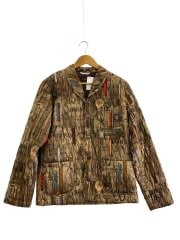 画像：ジャケット/L/ポリエステル/BEG/総柄