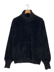 画像：CORDUROY RIB PULLOVER/1/コーデュロイ/ブラック/325//
