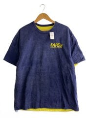 画像：Tシャツ/XL/コットン/NVY/東京限定SAPEur NEO VINTAGE/リバーシブルTシャツ//