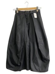画像：23SS/DEFORMED MIDI SKIRT/スカート/36/ナイロン/GRY/300GS931-0110//