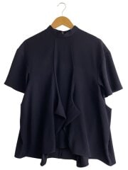 画像：SQUARE HEM PULLOVER/半袖ブラウス/38/ポリエステル/NVY/300HS230-1110//